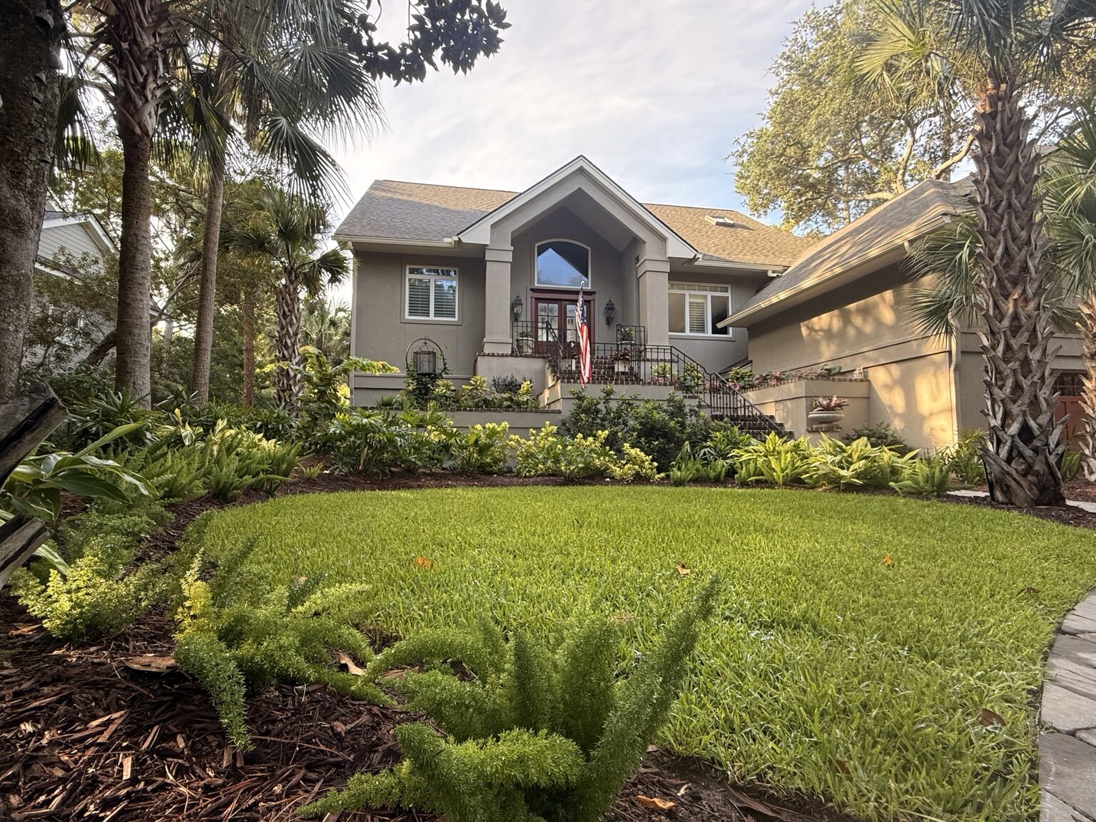 Layered Lowcountry garden