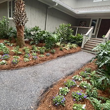 Old Dock Road Foundation Bed Installation in Kiawah Island, SC 4